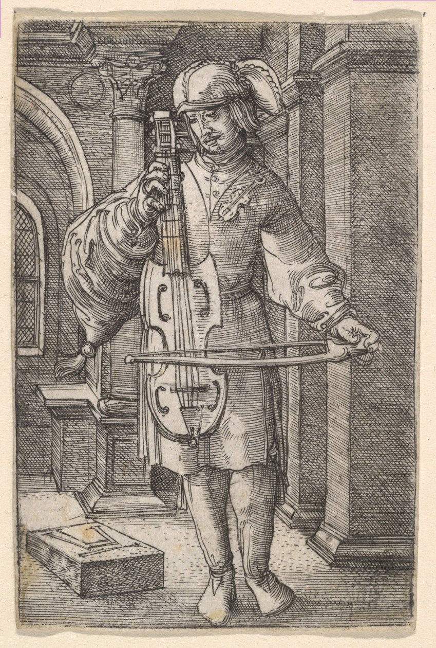 Violinspelare av Albrecht Altdorfer