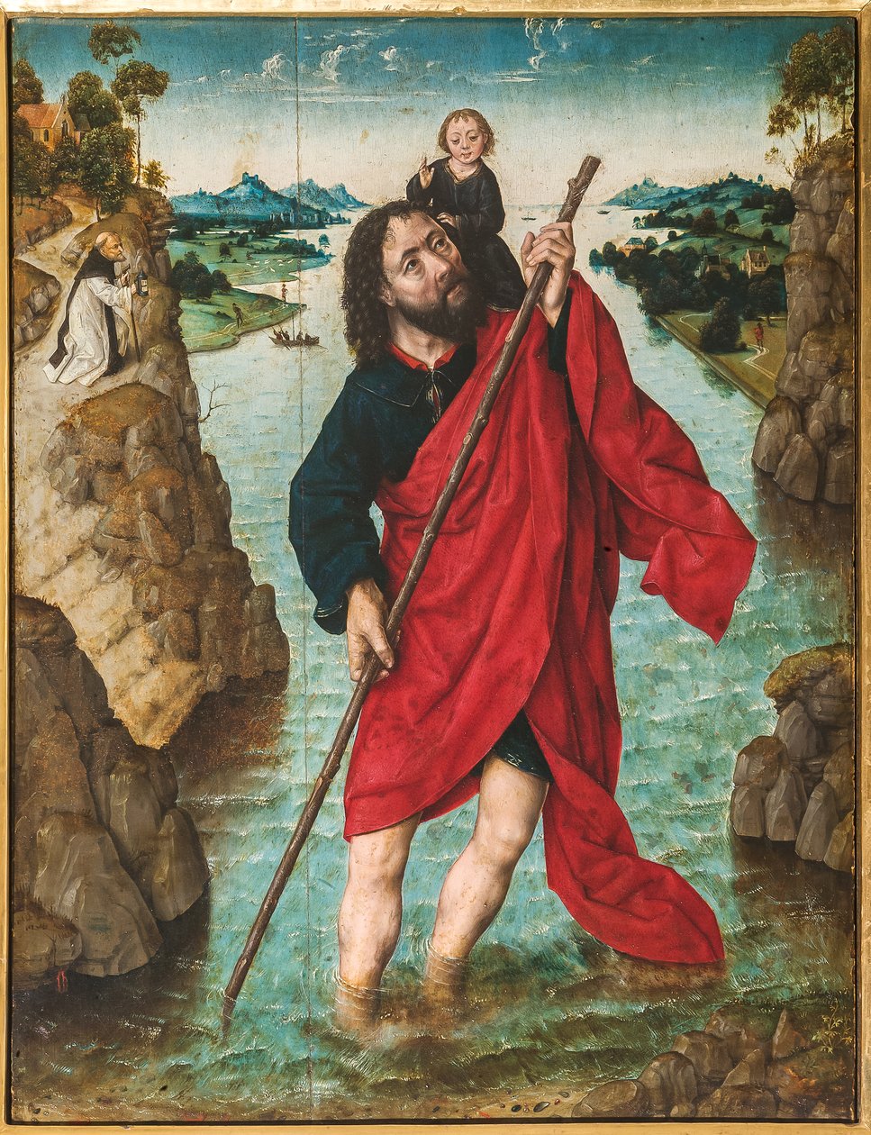 St Christopher av Albrecht Bouts