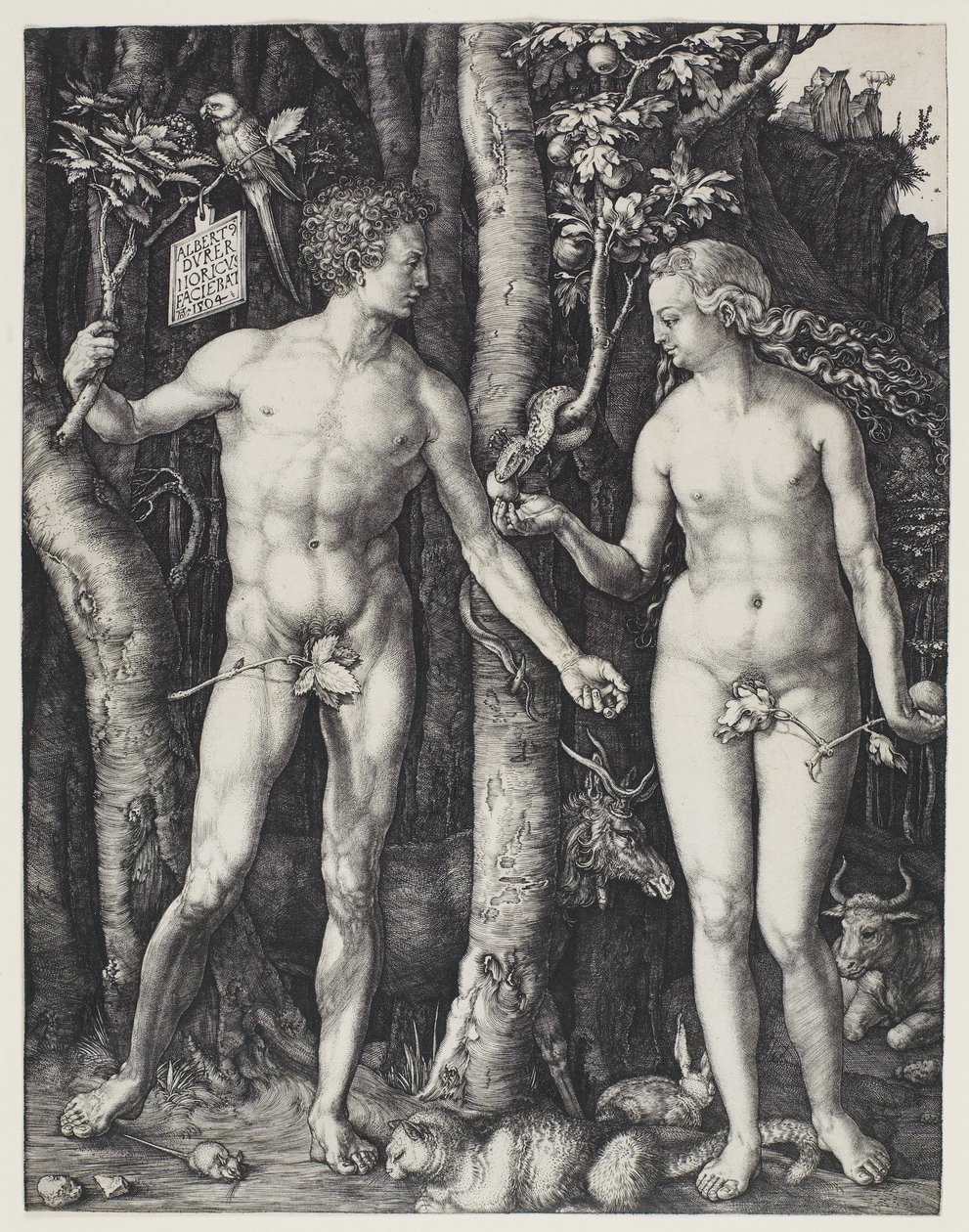 Adam och Eva av Albrecht Dürer