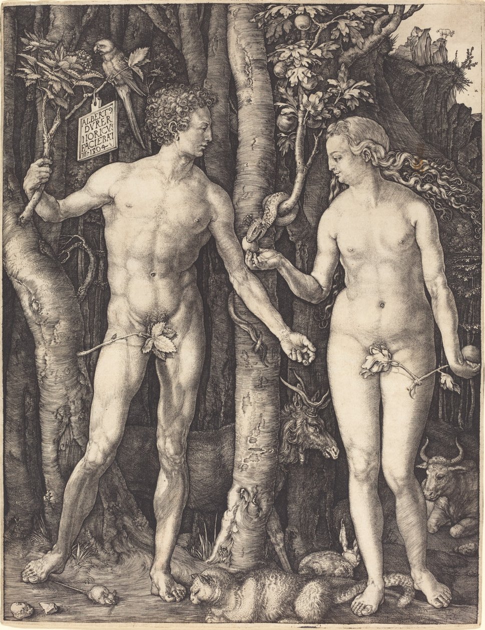 Adam och Eva av Albrecht Dürer