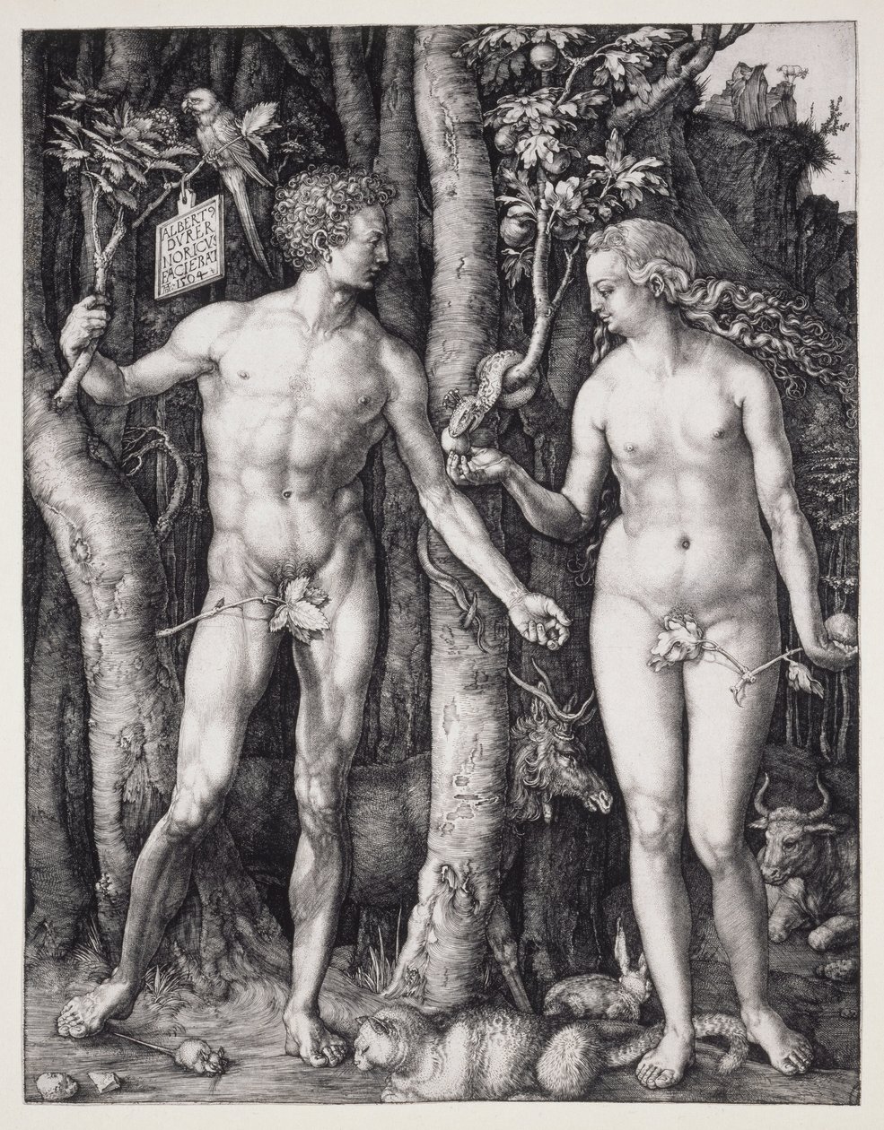 Adam och Eva av Albrecht Dürer