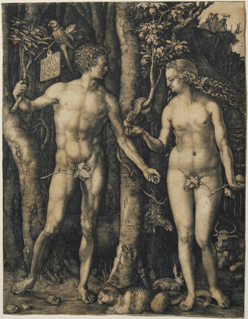Adam och Eva av Albrecht Dürer