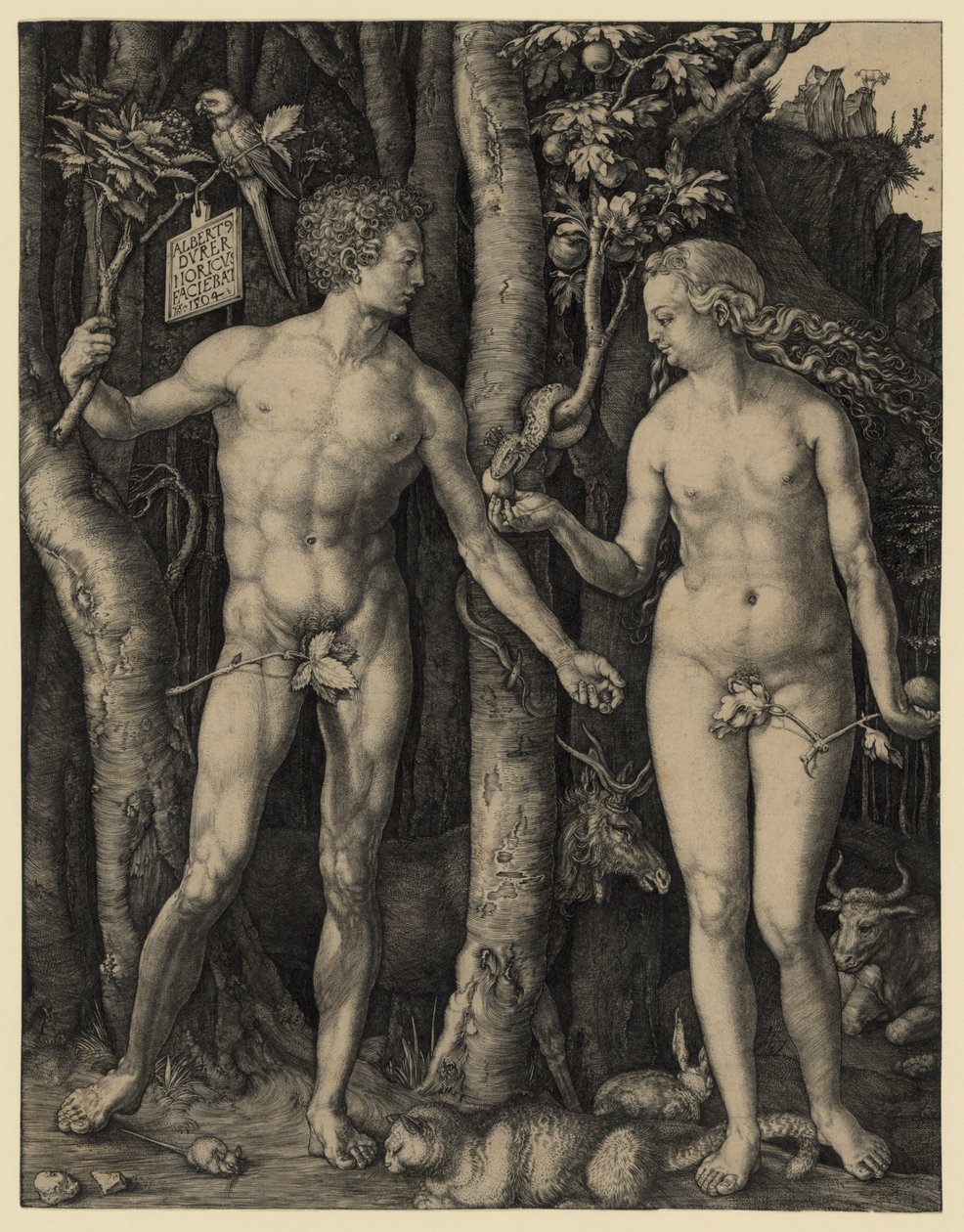 Adam och Eva av Albrecht Dürer