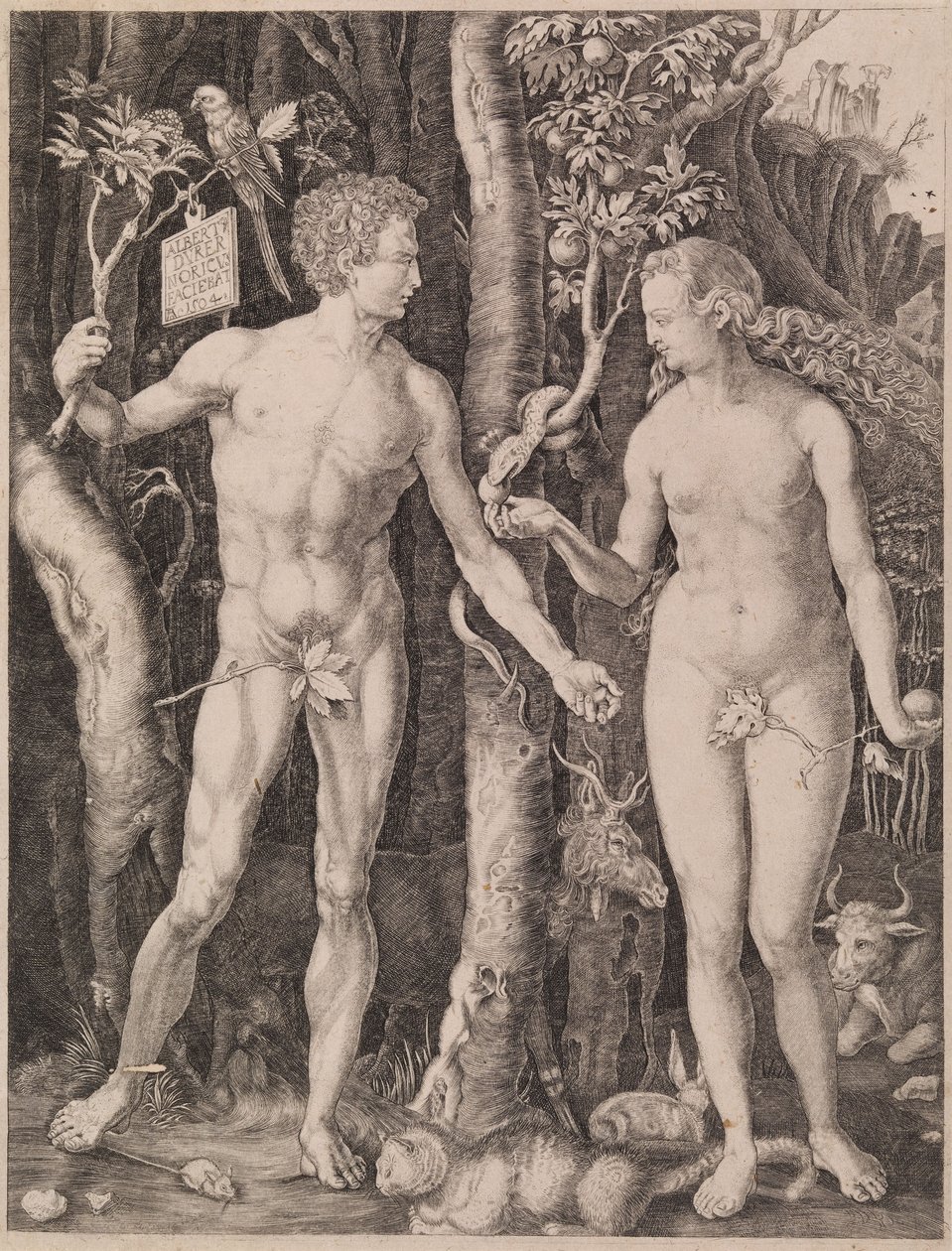 Adam och Eva av Albrecht Dürer