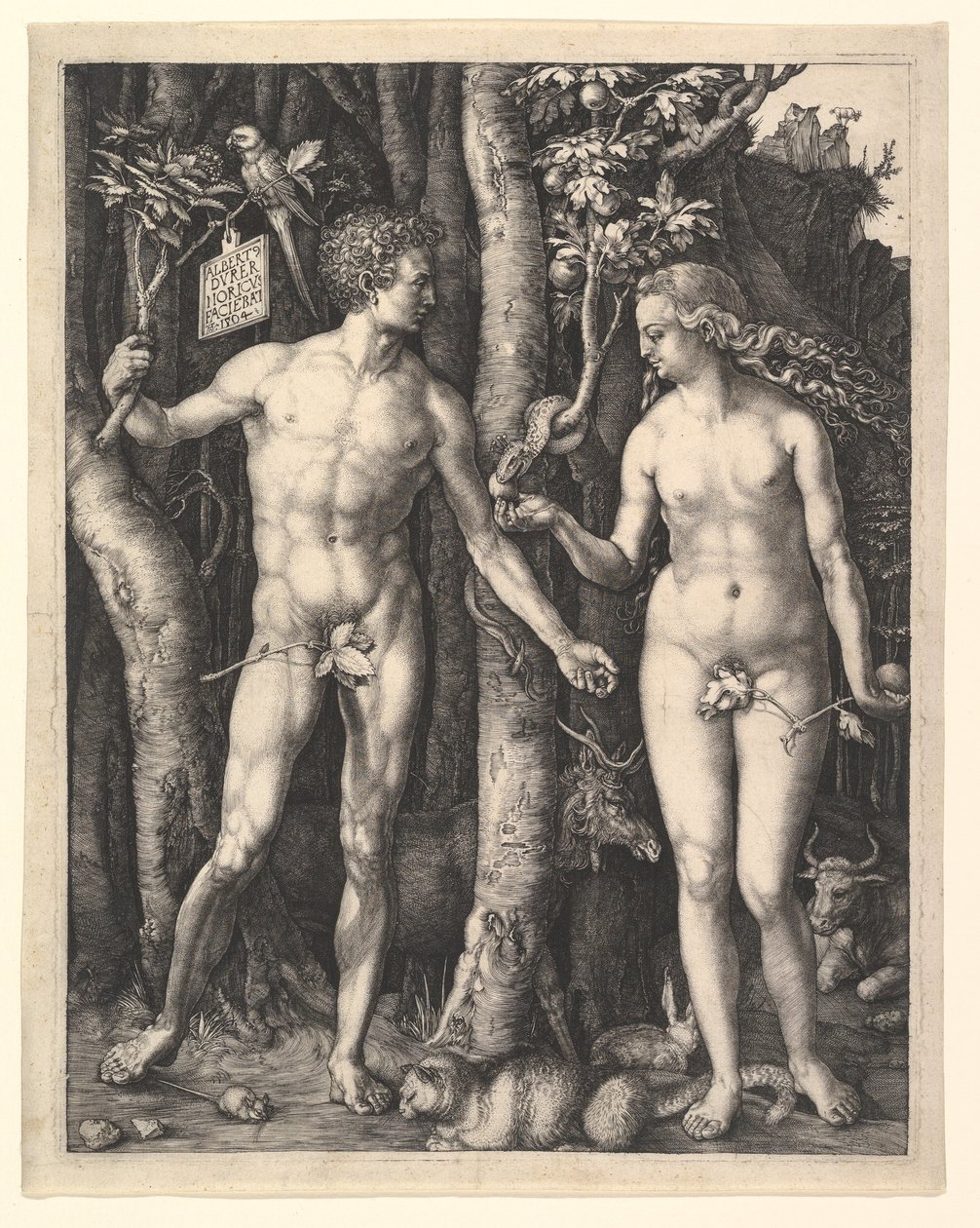 Adam och Eva av Albrecht Dürer