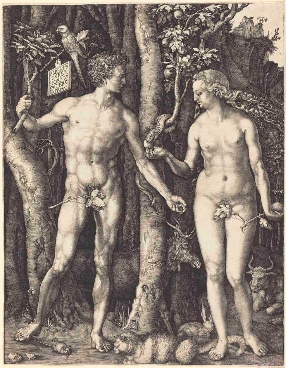 Adam och Eva av Albrecht Dürer