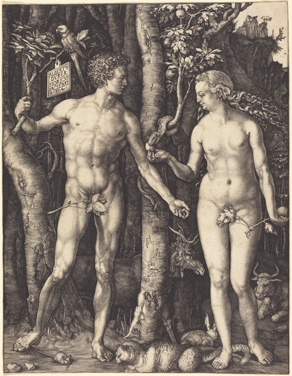 Adam och Eva av Albrecht Dürer