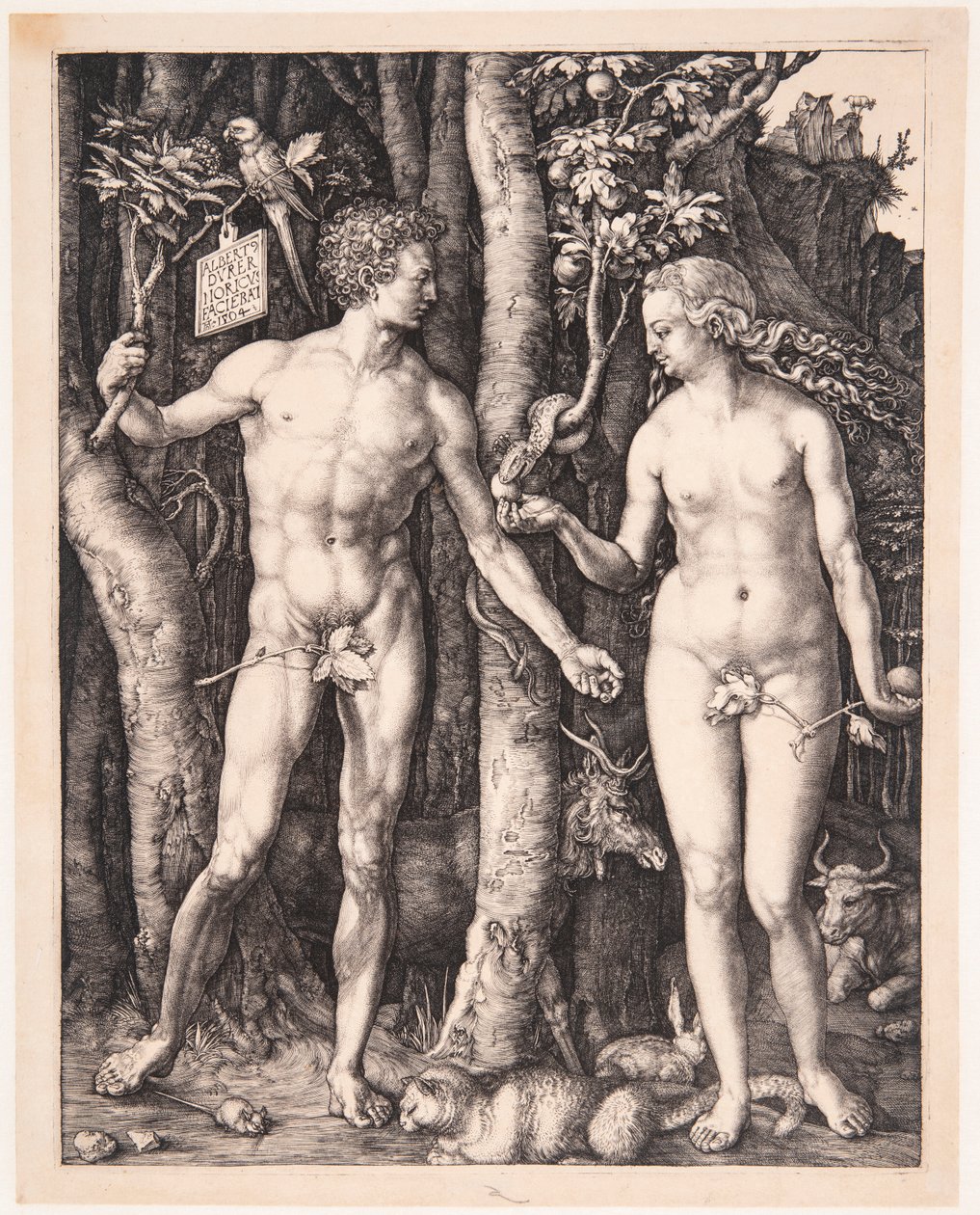 Adam och Eva av Albrecht Dürer