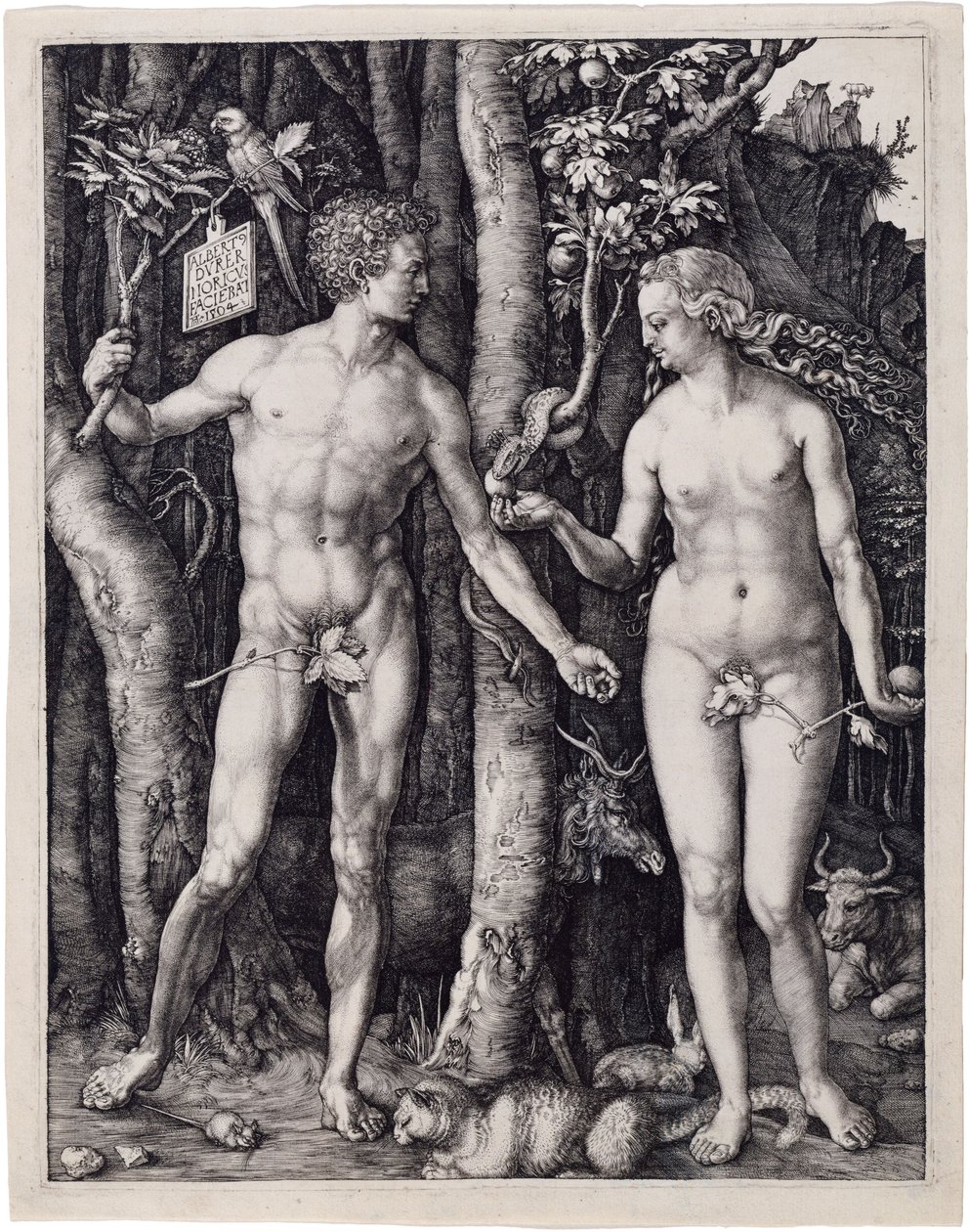 Adam och Eva av Albrecht Dürer