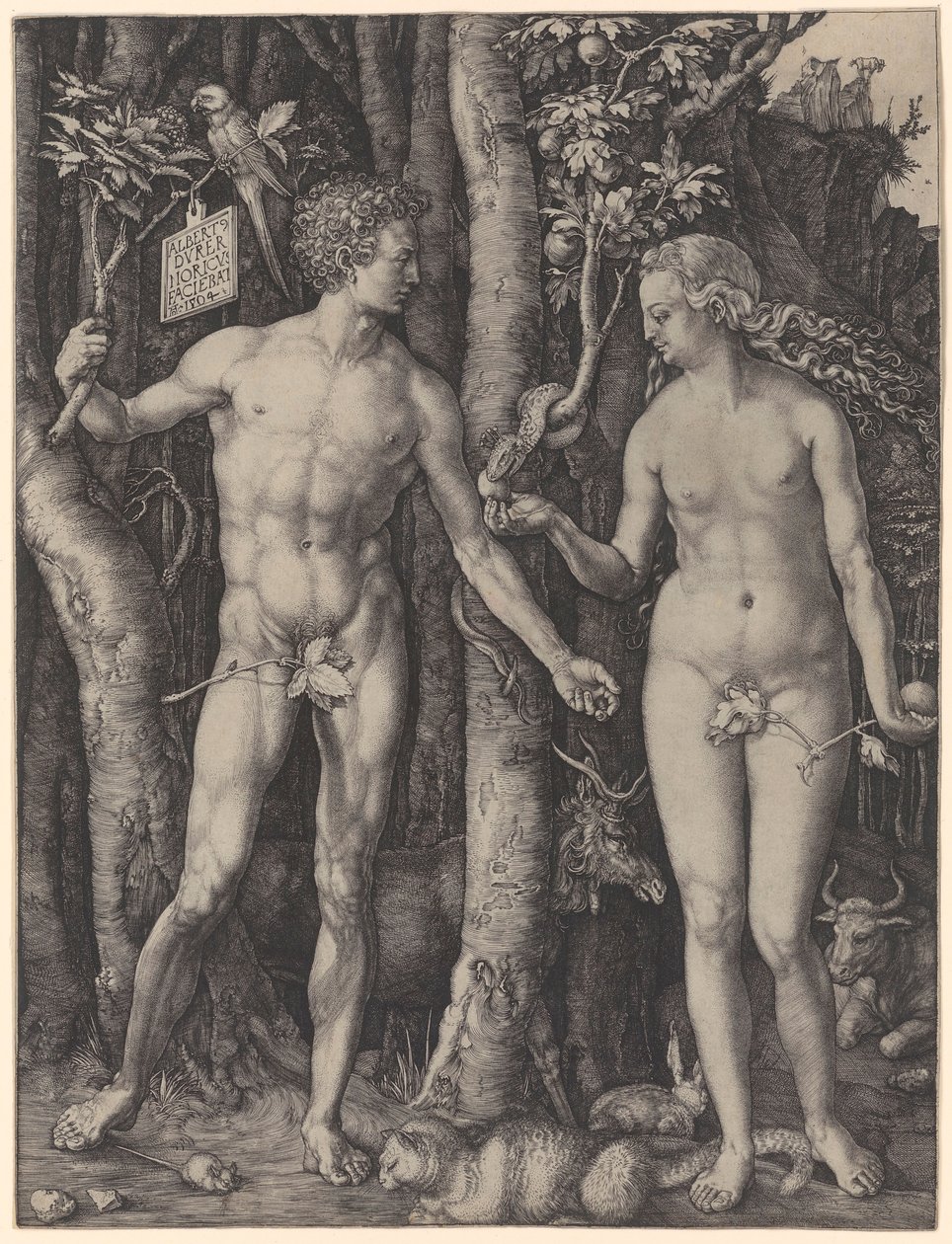 Adam och Eva av Albrecht Dürer