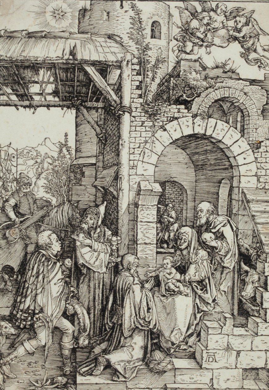 De tre vise männens tillbedjan av Albrecht Dürer