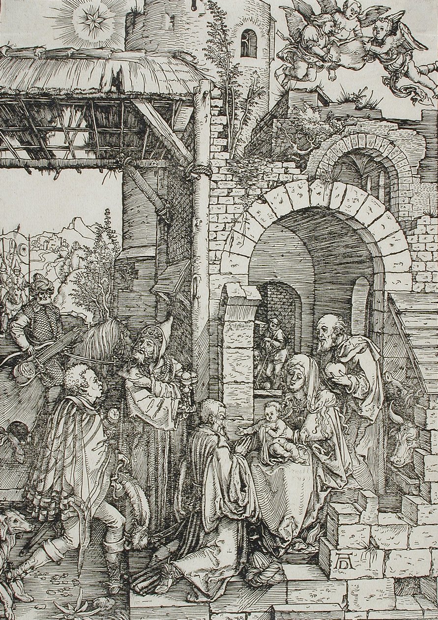 De tre vise männens tillbedjan av Albrecht Dürer