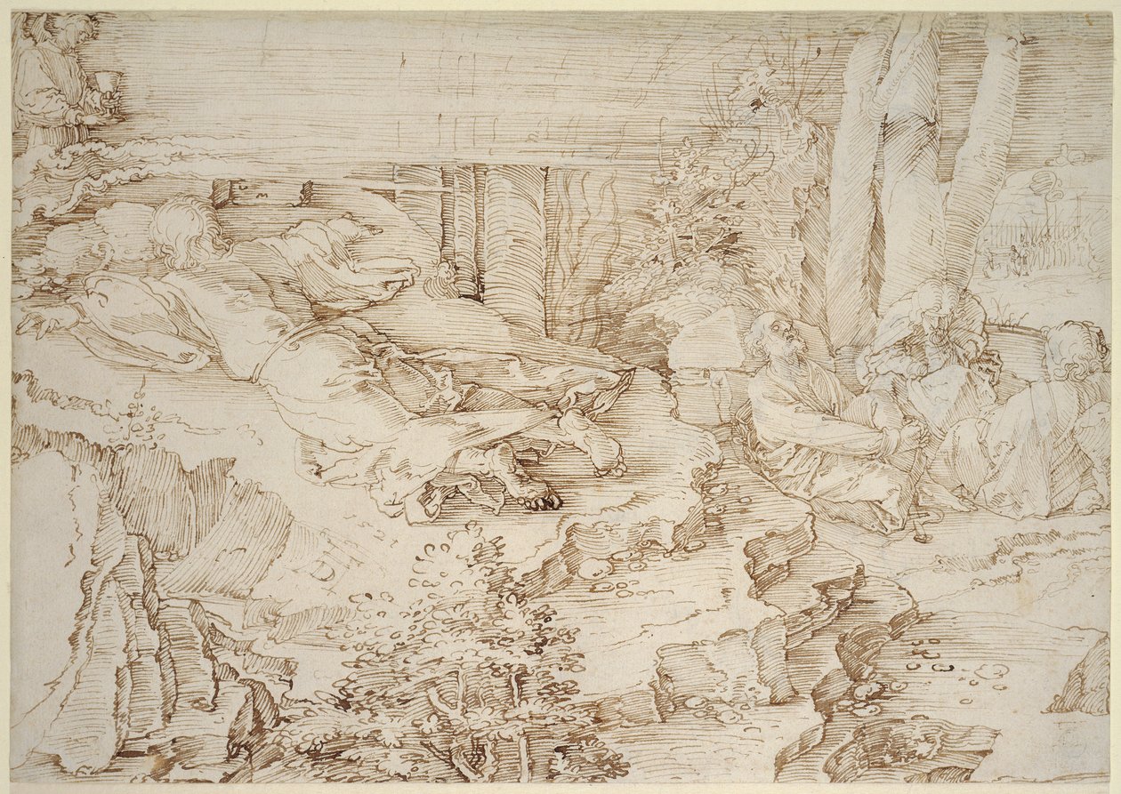 Ångesten i trädgården av Albrecht Dürer