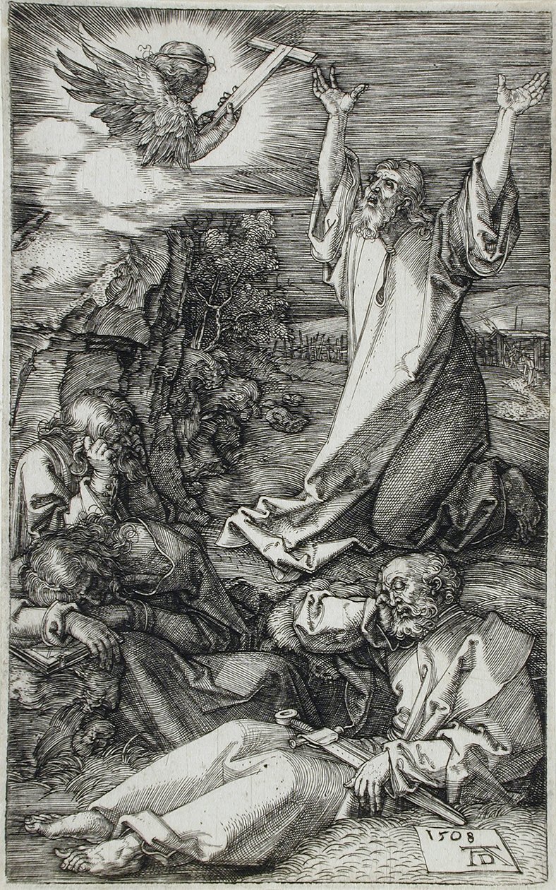 Ångesten i örtagården av Albrecht Dürer