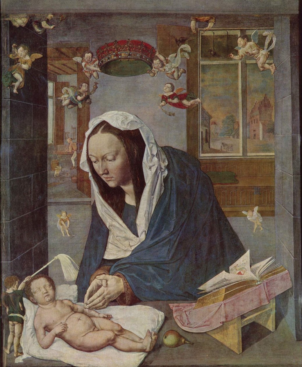Albrecht Dürer Centralpanel Mariaaltaret av Albrecht Dürer