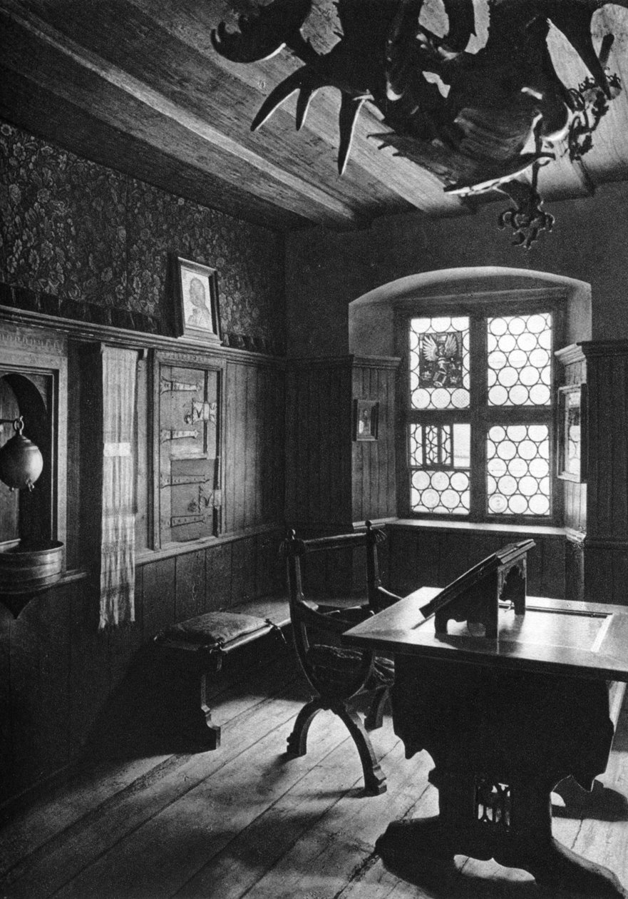 Albrecht Dürers arbetsrum, Nürnberg, 1936 av Albrecht Dürer