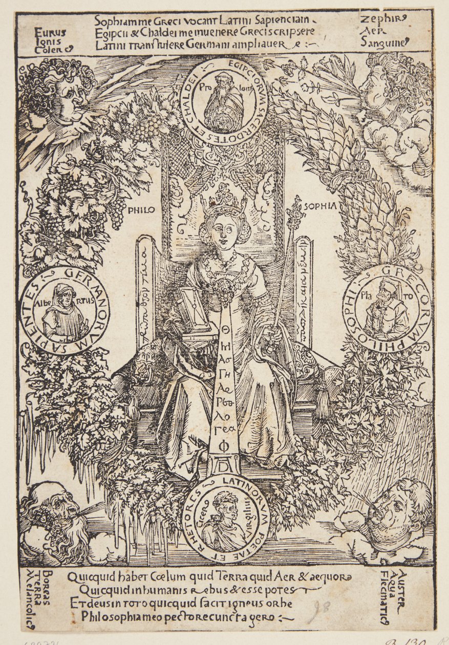 Allegori av filosofi av Albrecht Dürer