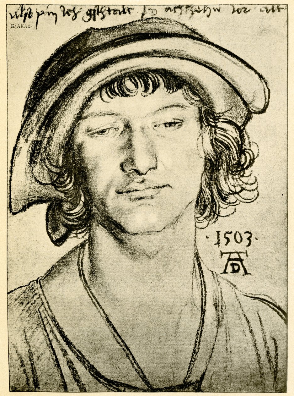 Anonymt porträtt av Albrecht Dürer
