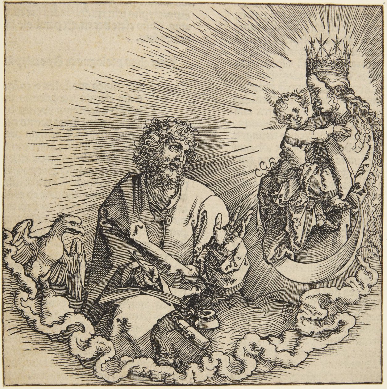 Johannes uppenbarelse (titelsida) av Albrecht Dürer