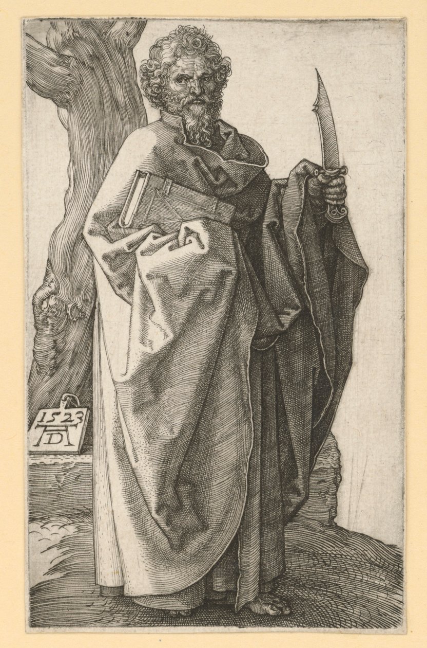 Aposteln Bartolomaios av Albrecht Dürer