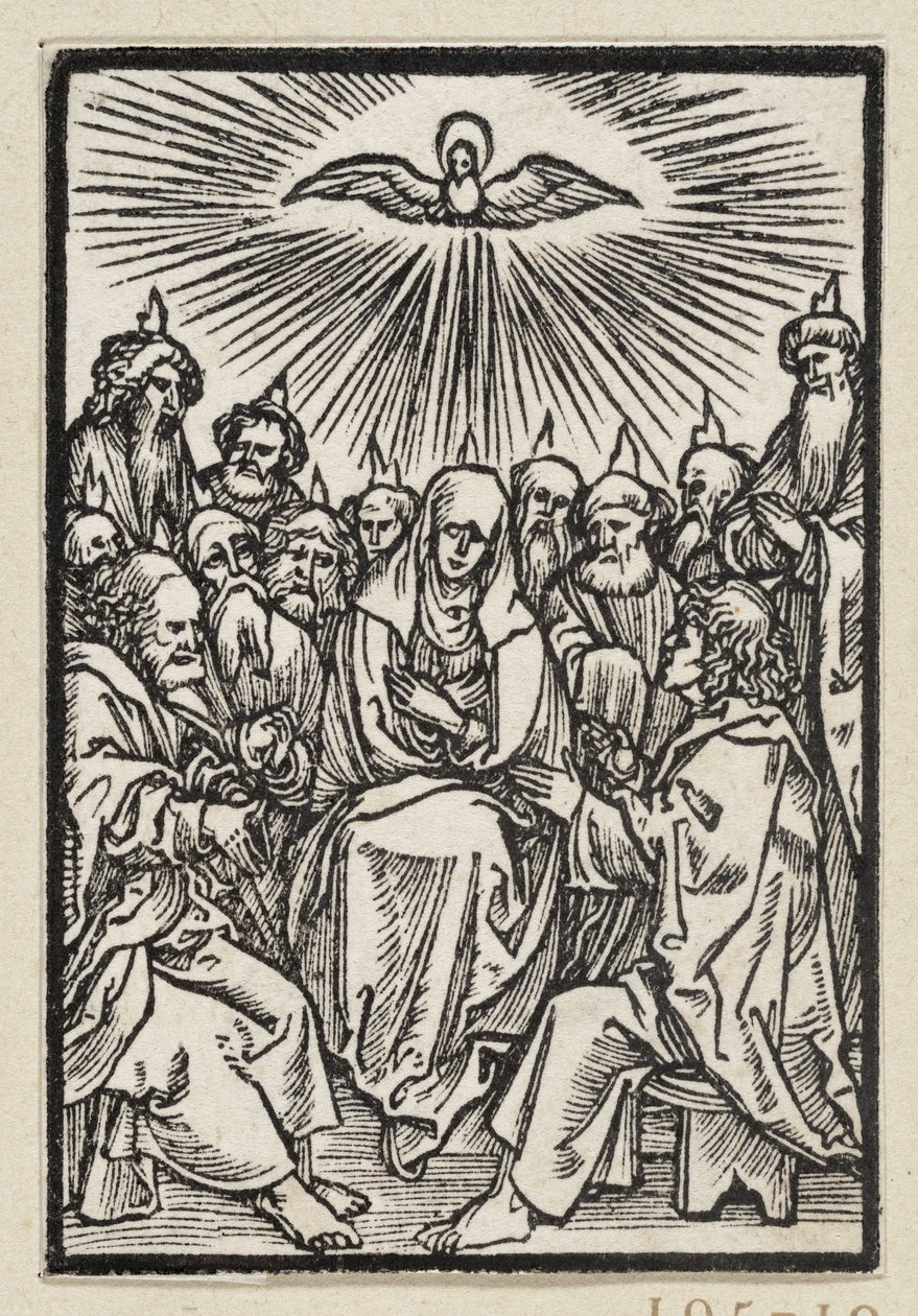 Den helige andens utgjutelse (63 religiösa scener) av Albrecht Dürer