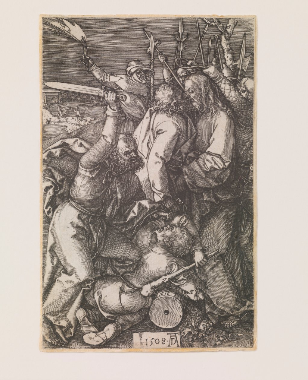 Betrayal of Christ, från serien "The Engraved Passion" av Albrecht Dürer