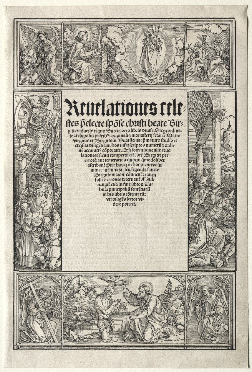 Gräns - med Kristi dop av Albrecht Dürer