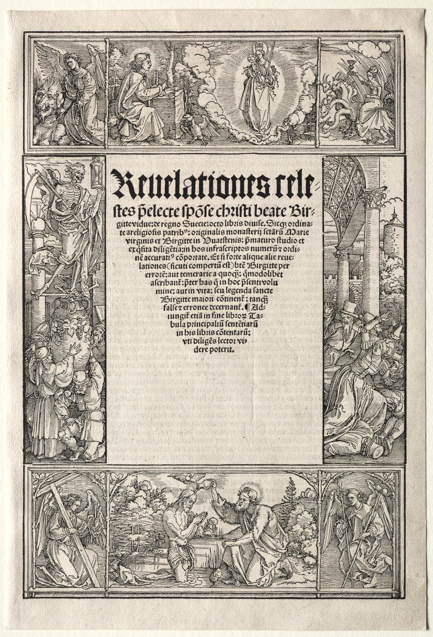 Gräns - med Kristi dop. av Albrecht Dürer