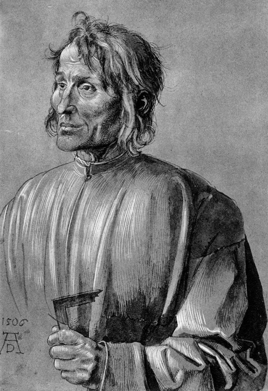 Byggnadsmästare Hieronymus av Augsburg, 1506, 1936 av Albrecht Dürer
