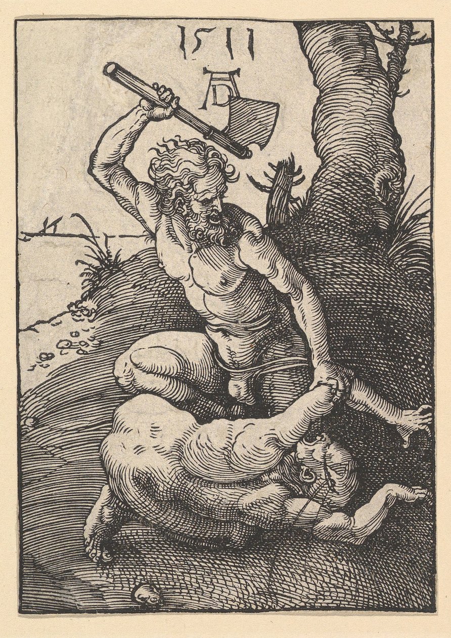 Kain dödade Abel, 1511. av Albrecht Dürer