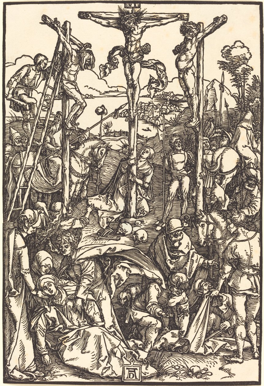 Golgata med de tre korsen av Albrecht Dürer