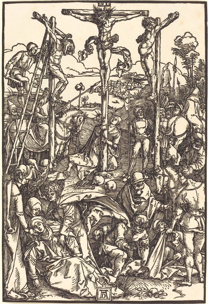Golgata med de tre korsen av Albrecht Dürer