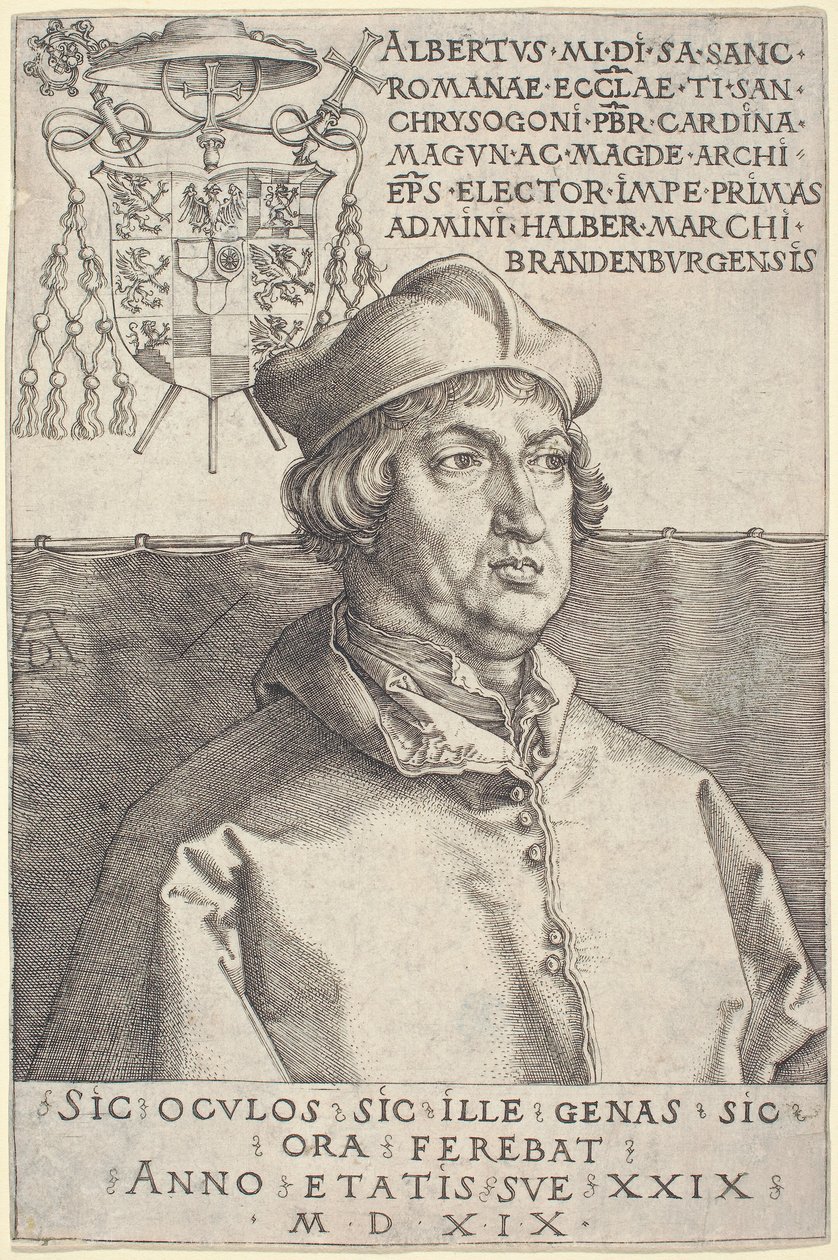 Kardinal Albrecht av Brandenburg ("Lilla kardinal") av Albrecht Dürer