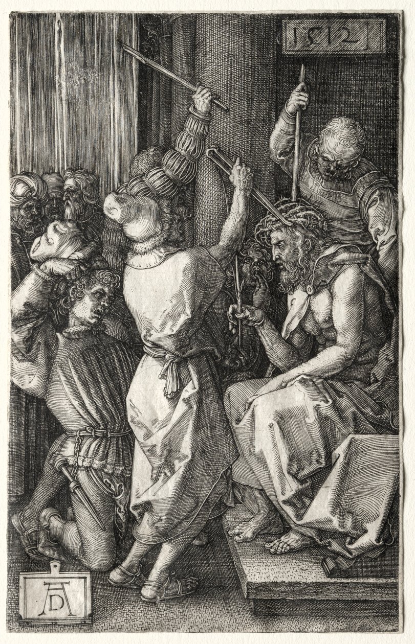 Kristus krönt med törnar, 1512. av Albrecht Dürer