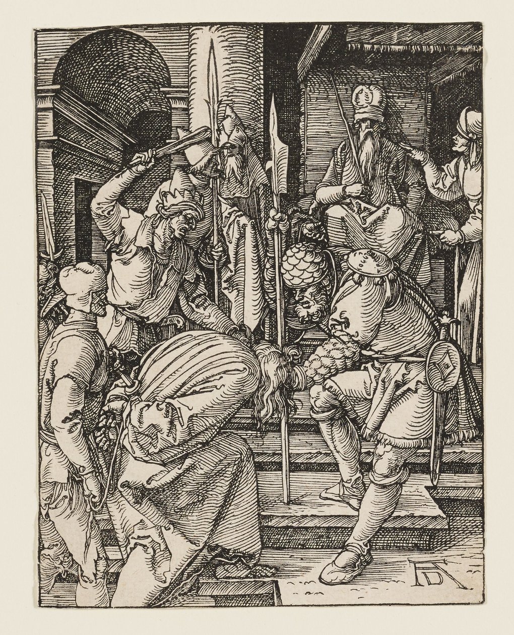 Kristus förs inför översteprästen av Albrecht Dürer