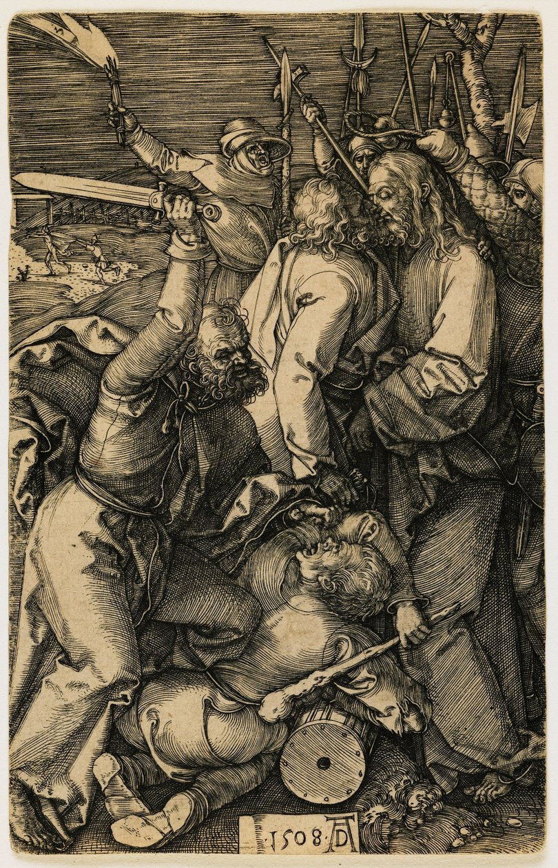 Kristus grips av judarna av Albrecht Dürer