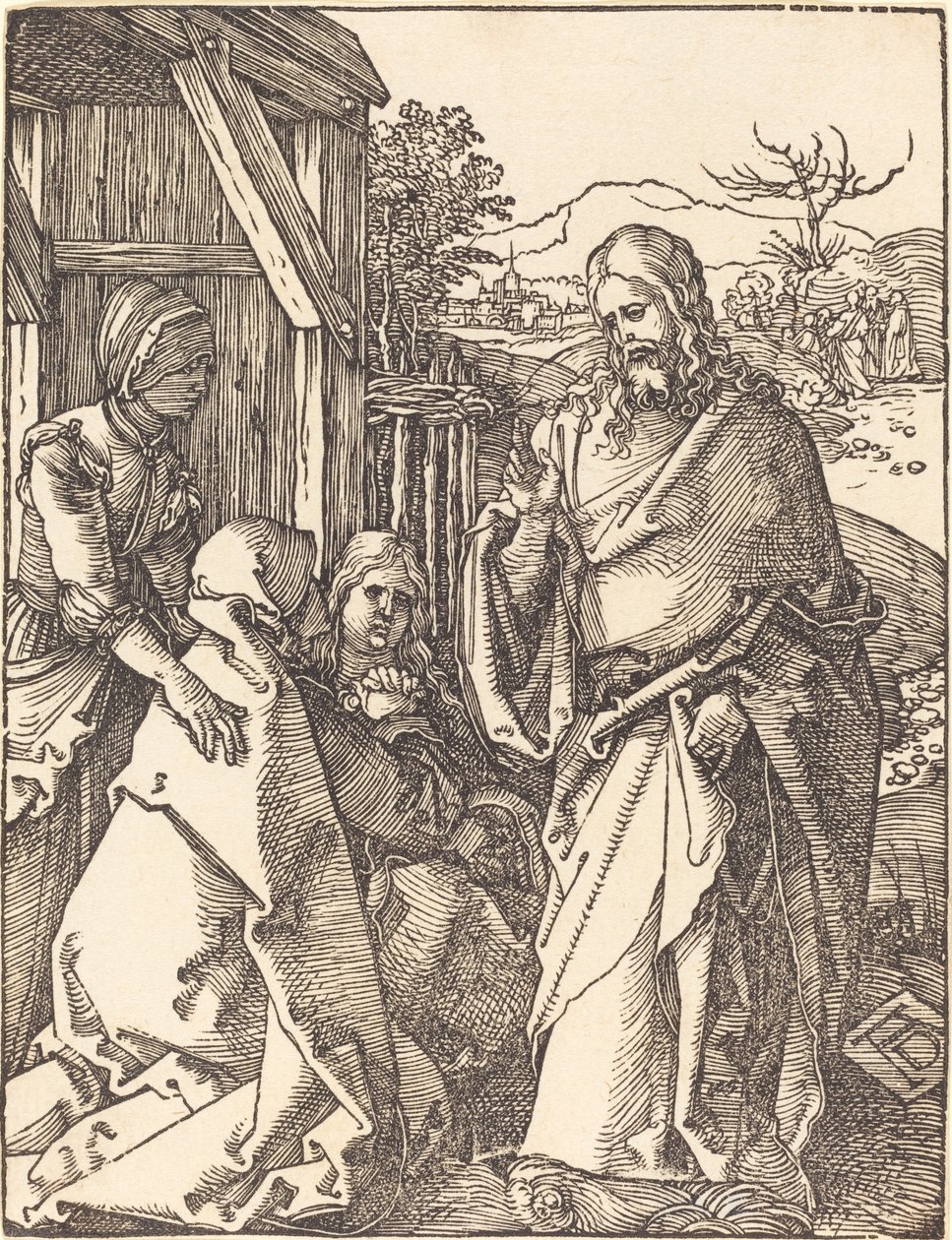 Kristus tar ledigt från sin mor av Albrecht Dürer