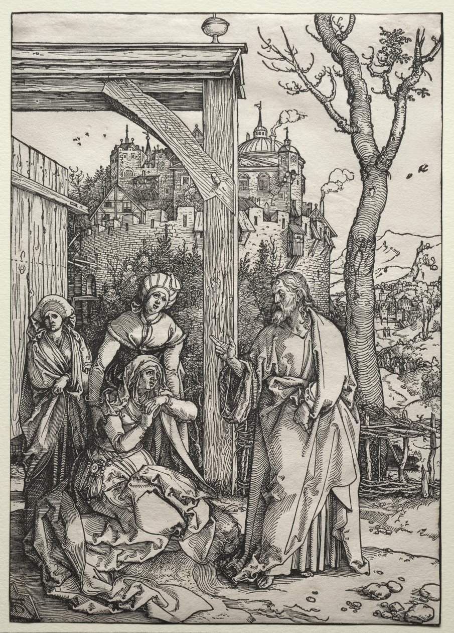 Kristus tar avsked av sin mor av Albrecht Dürer