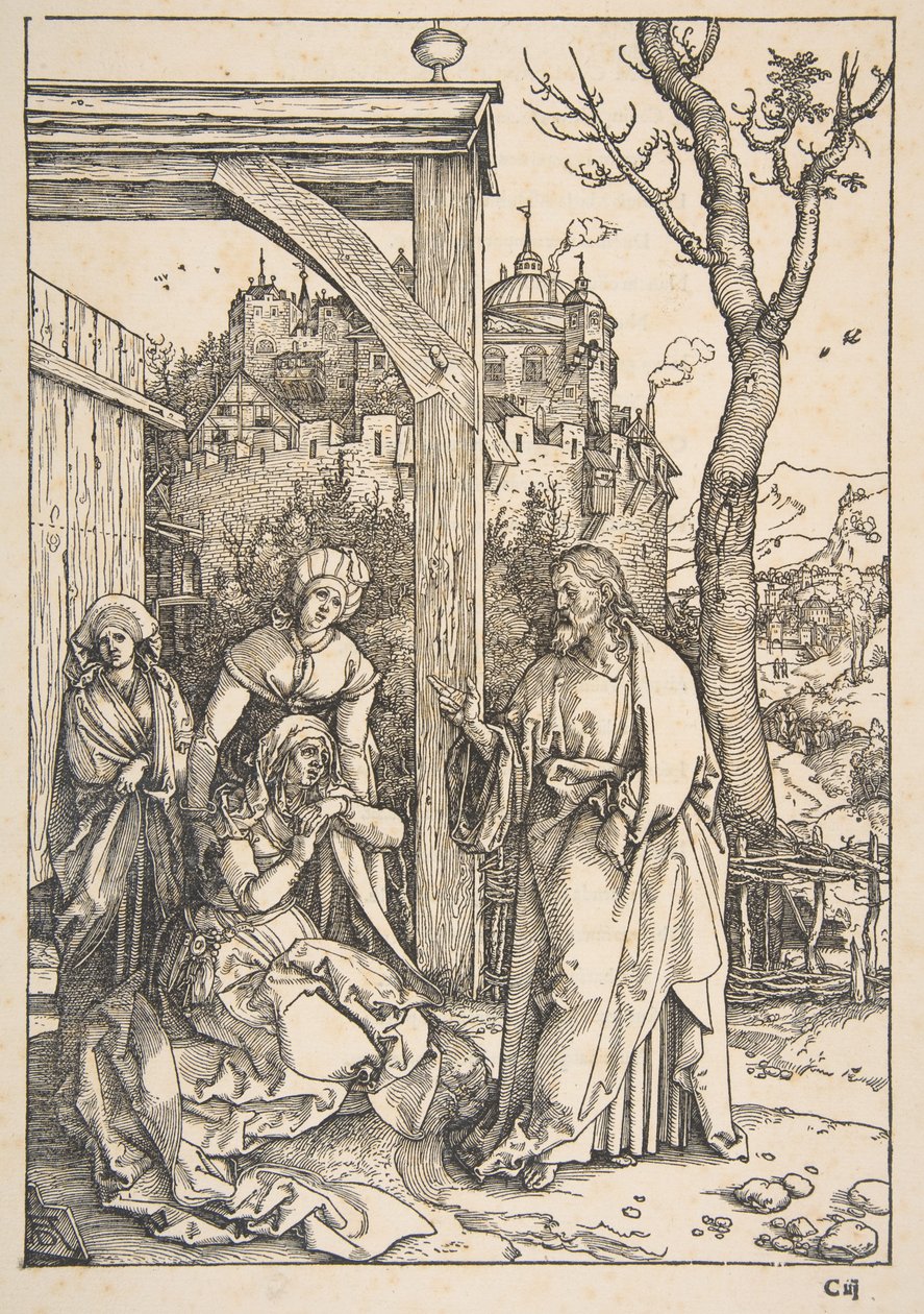 Kristus tar farväl av sin mor, ur ”Jungfru Marias liv” av Albrecht Dürer