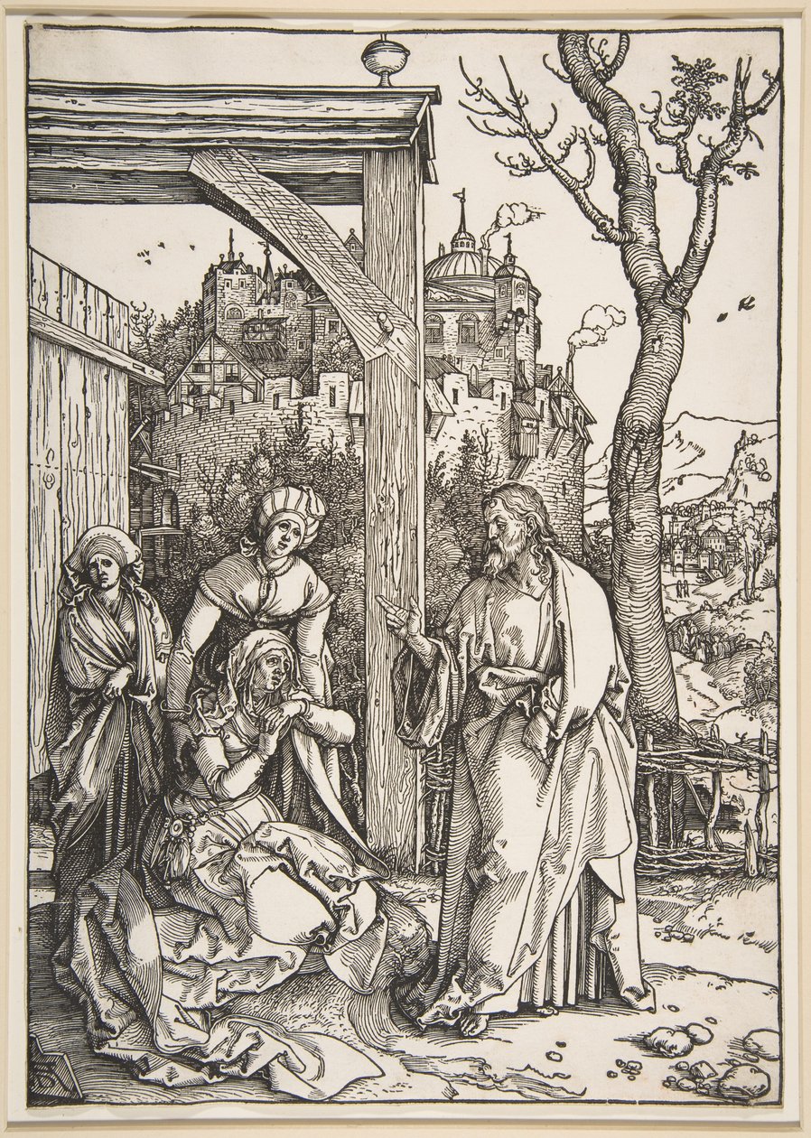 Kristus tar farväl av sin mor, ur ”Jungfru Marias liv” av Albrecht Dürer
