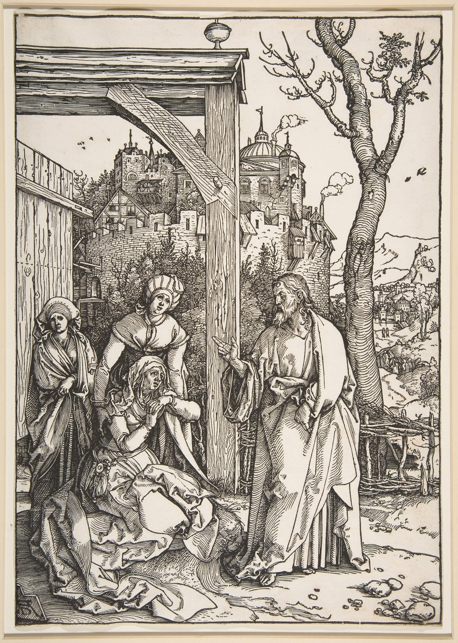 Kristus tar avsked med sin moder, från The Life of the Virgin, ca. 1504. av Albrecht Dürer