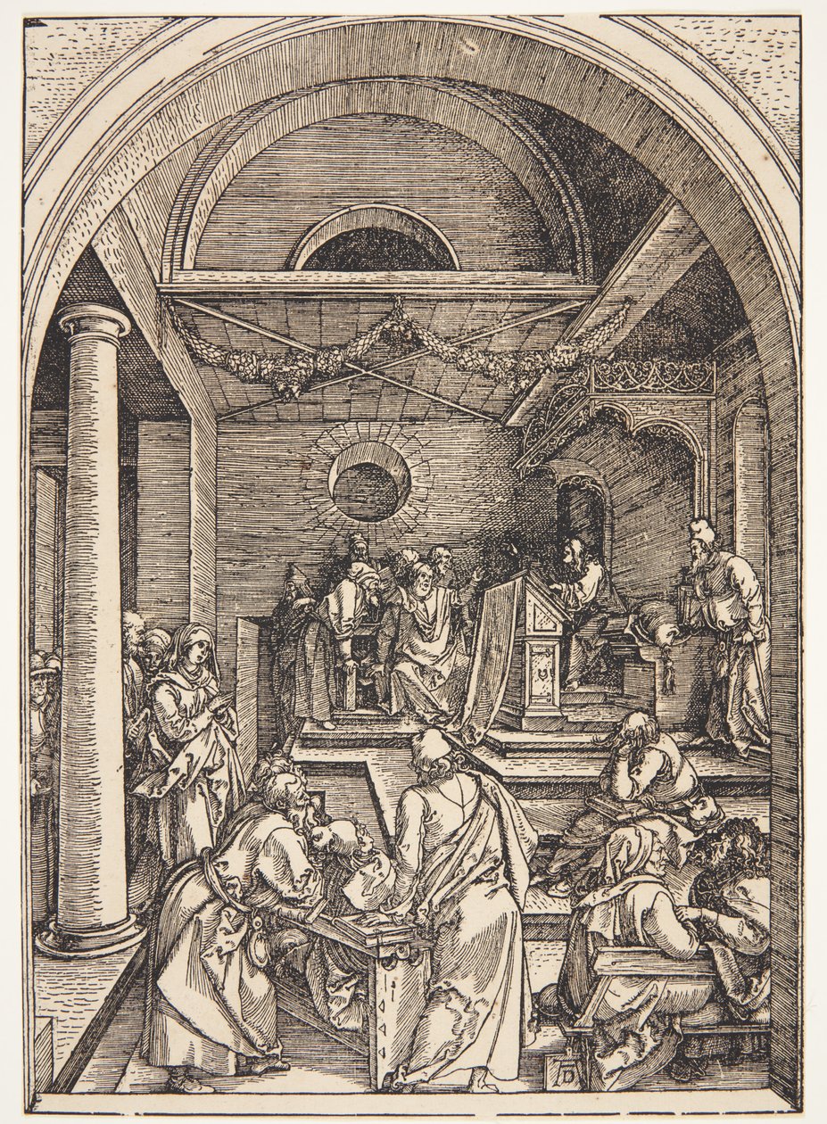 Kristus bland läkarna av Albrecht Dürer
