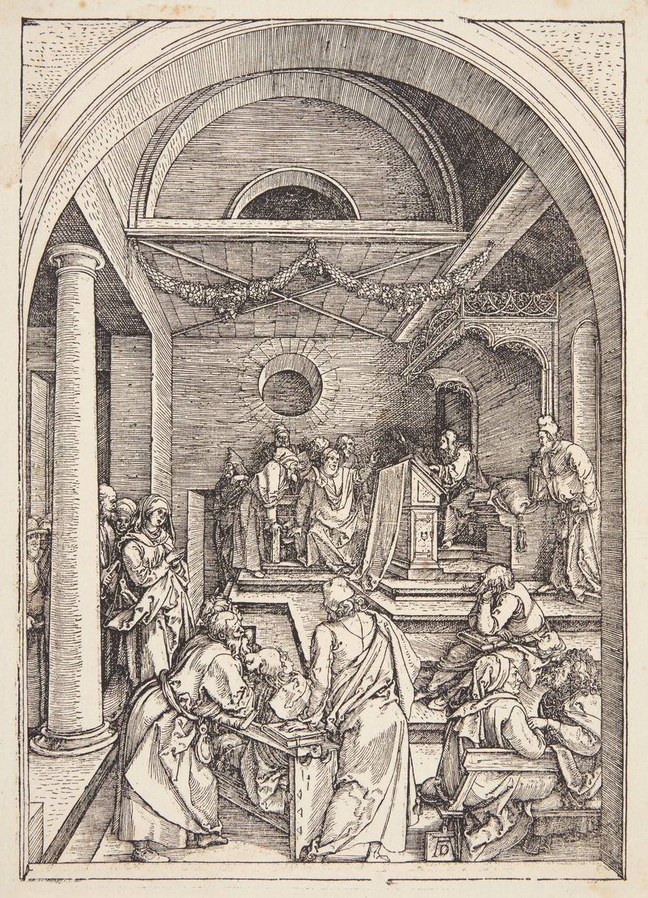 Kristus bland läkarna av Albrecht Dürer