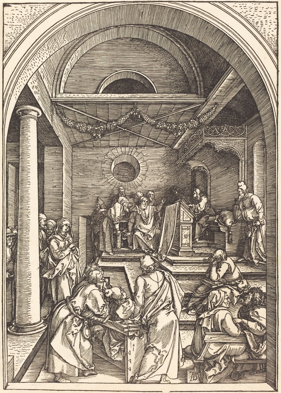 Kristus bland läkarna av Albrecht Dürer