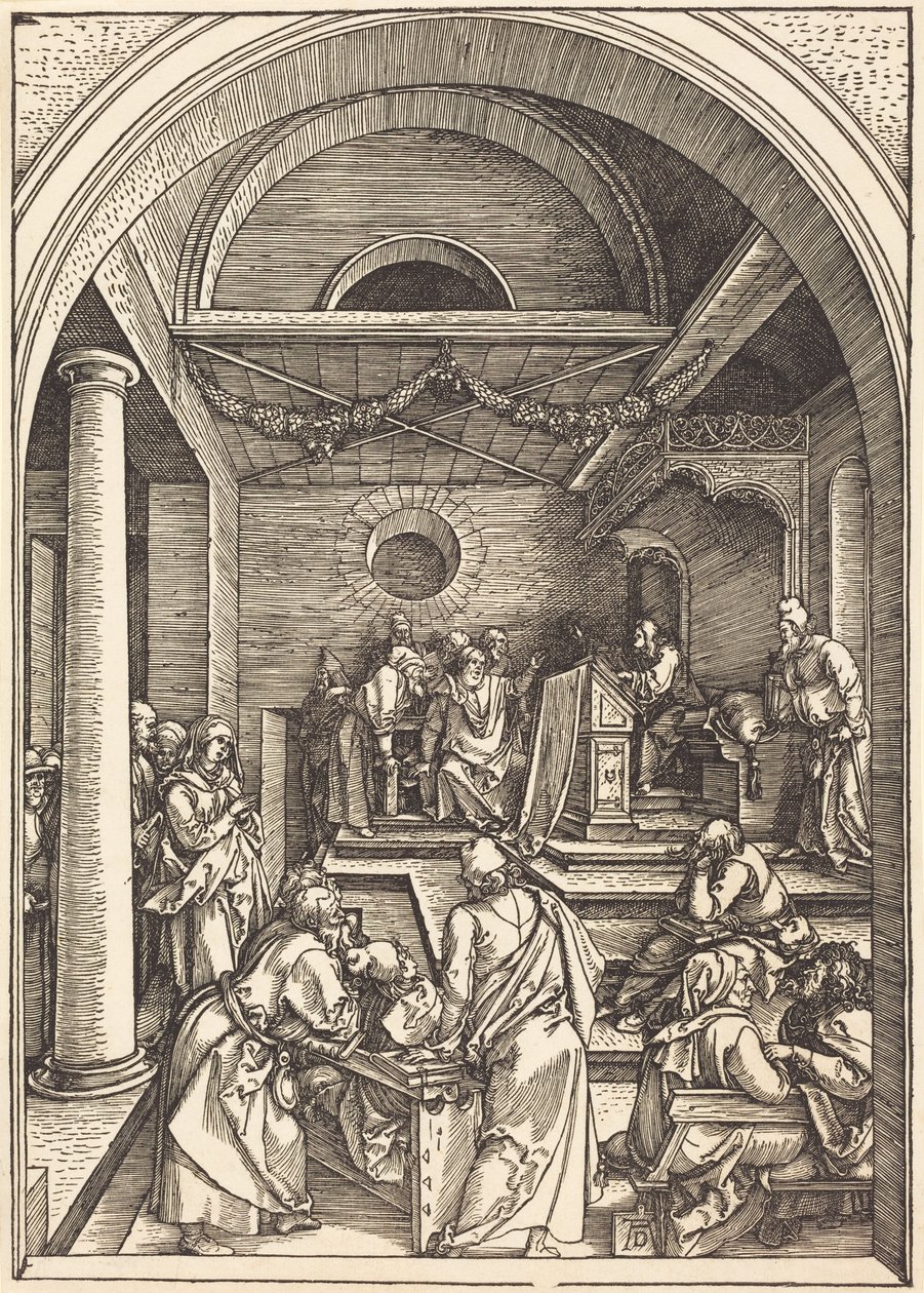Kristus bland de skriftlärda av Albrecht Dürer