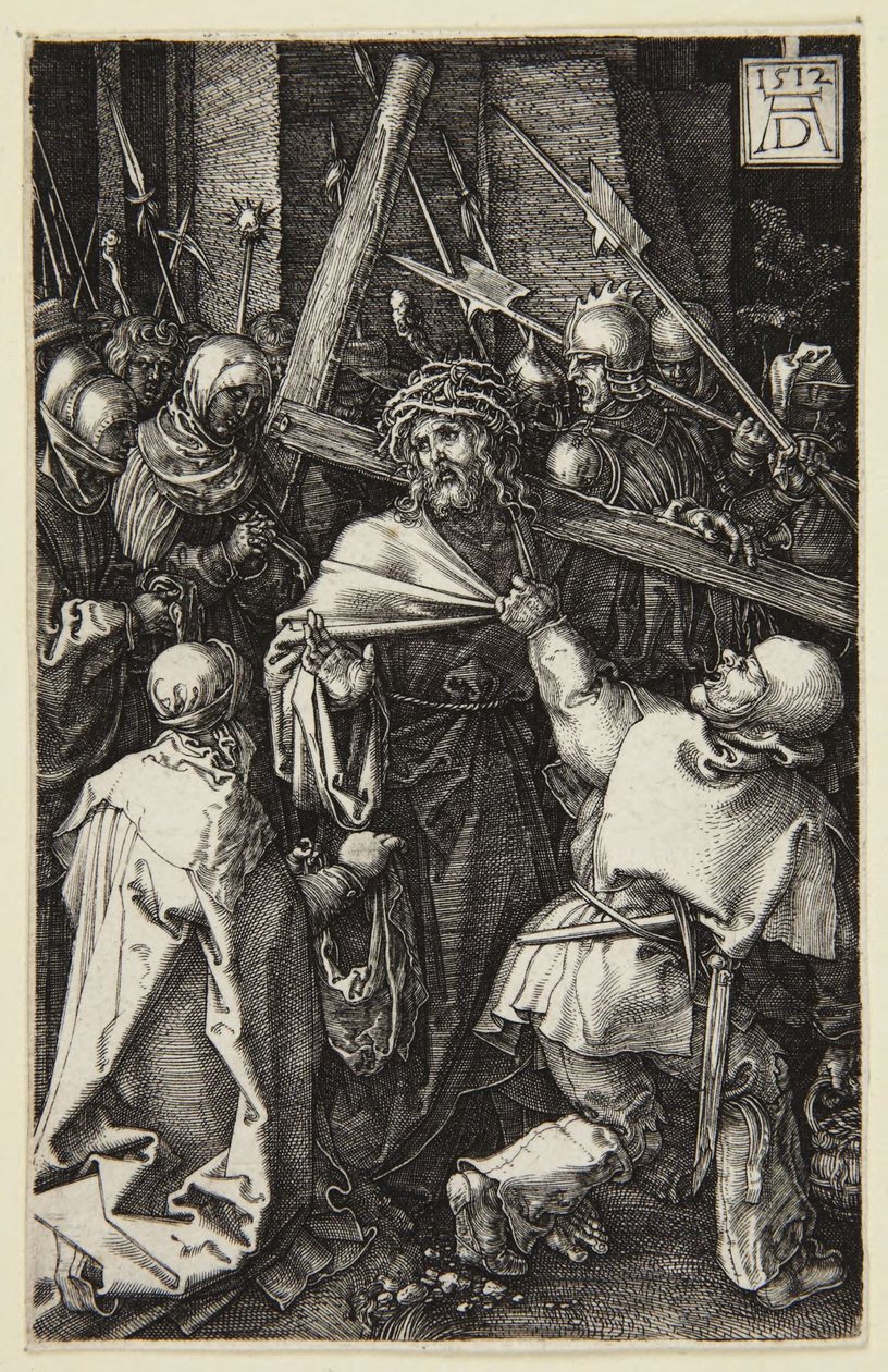 Kristus bär korset (serien Den graverade passionen) av Albrecht Dürer