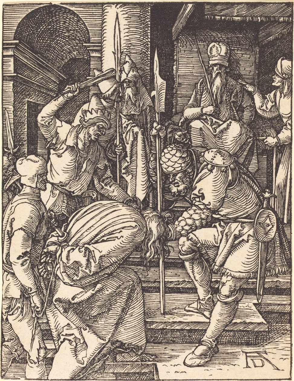 Kristus före Annas av Albrecht Dürer