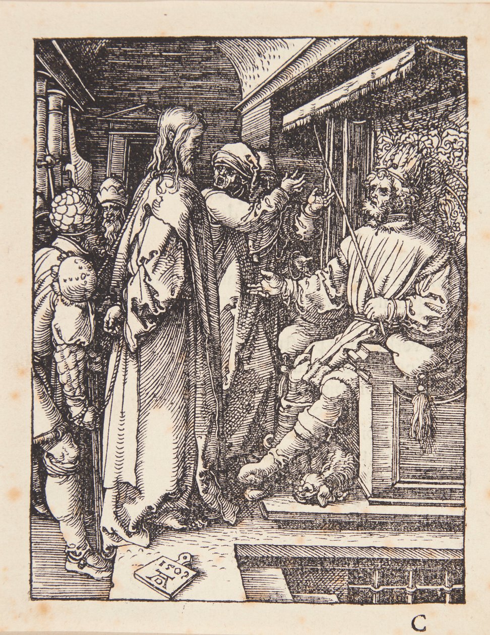 Kristus inför Herodes av Albrecht Dürer