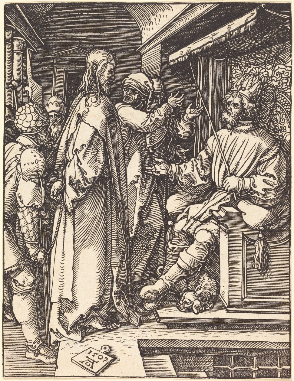 Kristus inför Herodes av Albrecht Dürer