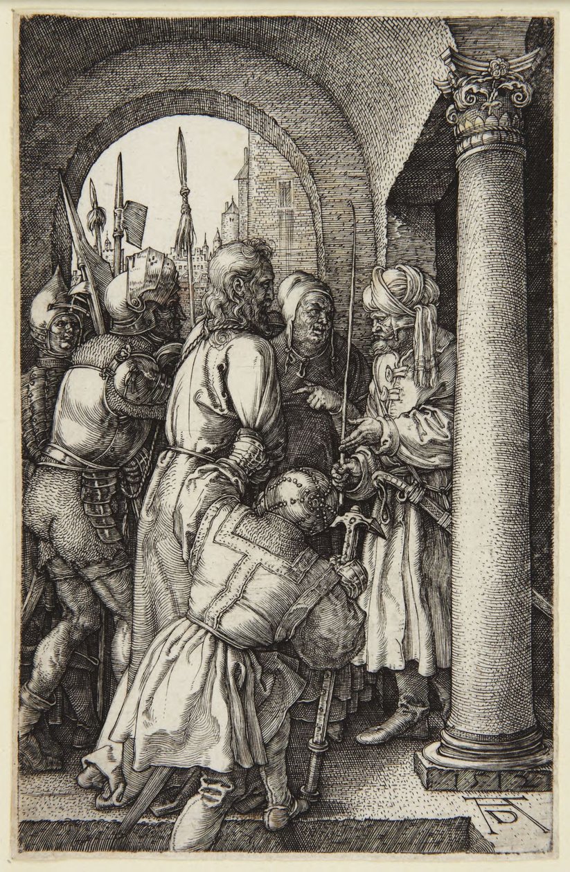 Kristus inför Pilatus (serien Den graverade passionen) av Albrecht Dürer